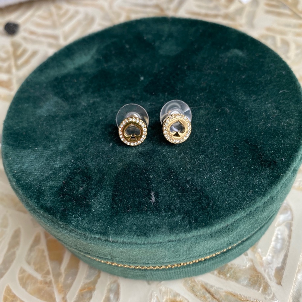 Gold Kate Spade Stud Earrings
